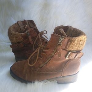 Women's Brown Short Boots